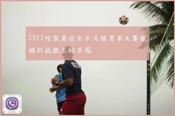 2012伦敦奥运会乒乓球男单决赛张继科战胜王皓夺冠